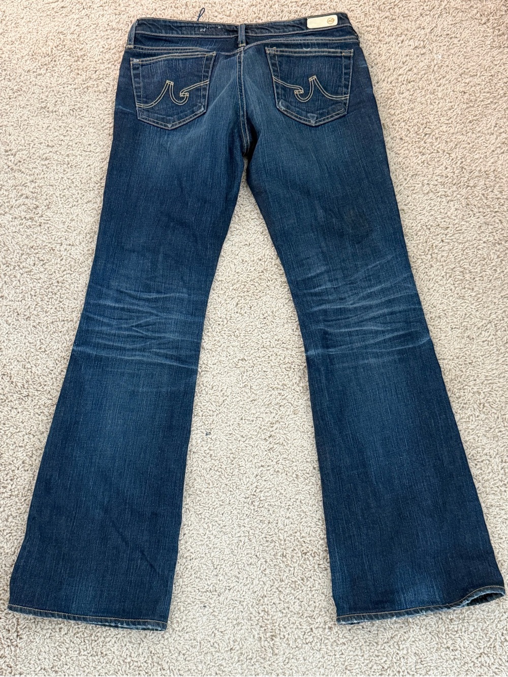 AG Adriano Goldschmied Angel Bootcut Jeans Size 30R Dark Wash